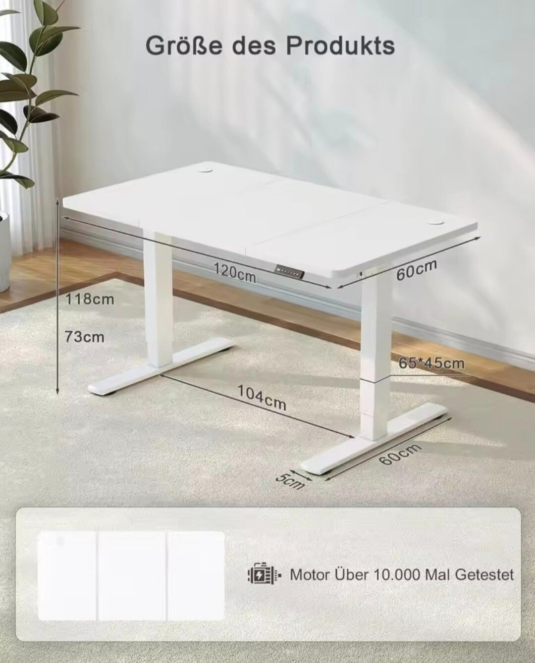 LiftDesk - Elektrisch in hoogte verstelbaar bureau