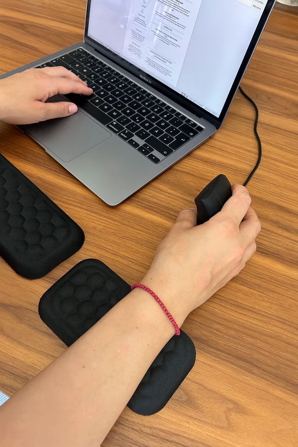 Ergonomische polssteun voor toetsenbord en muis - comfort en bescherming