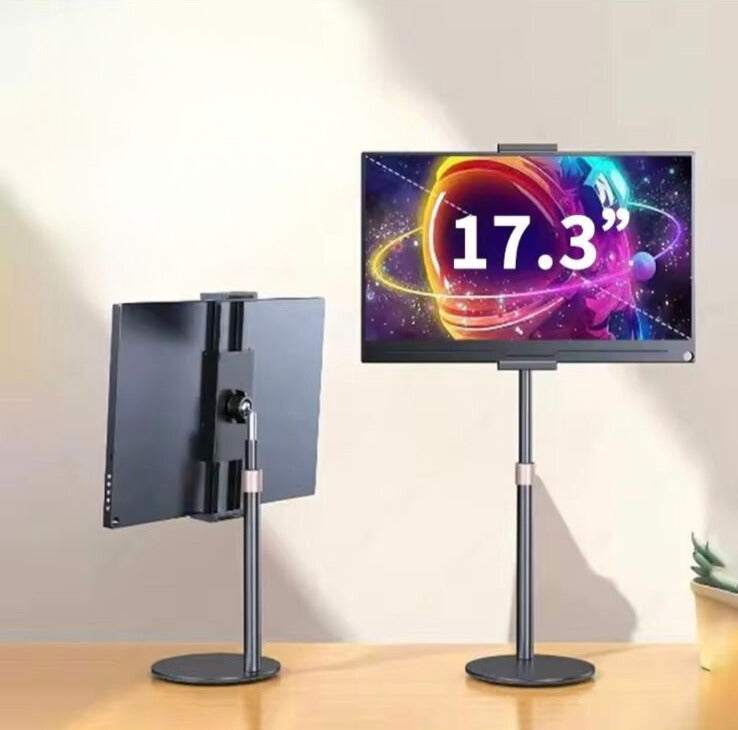 In hoogte verstelbare monitor- en tabletstandaard