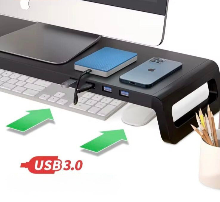 Monitorstandaard met USB-docking